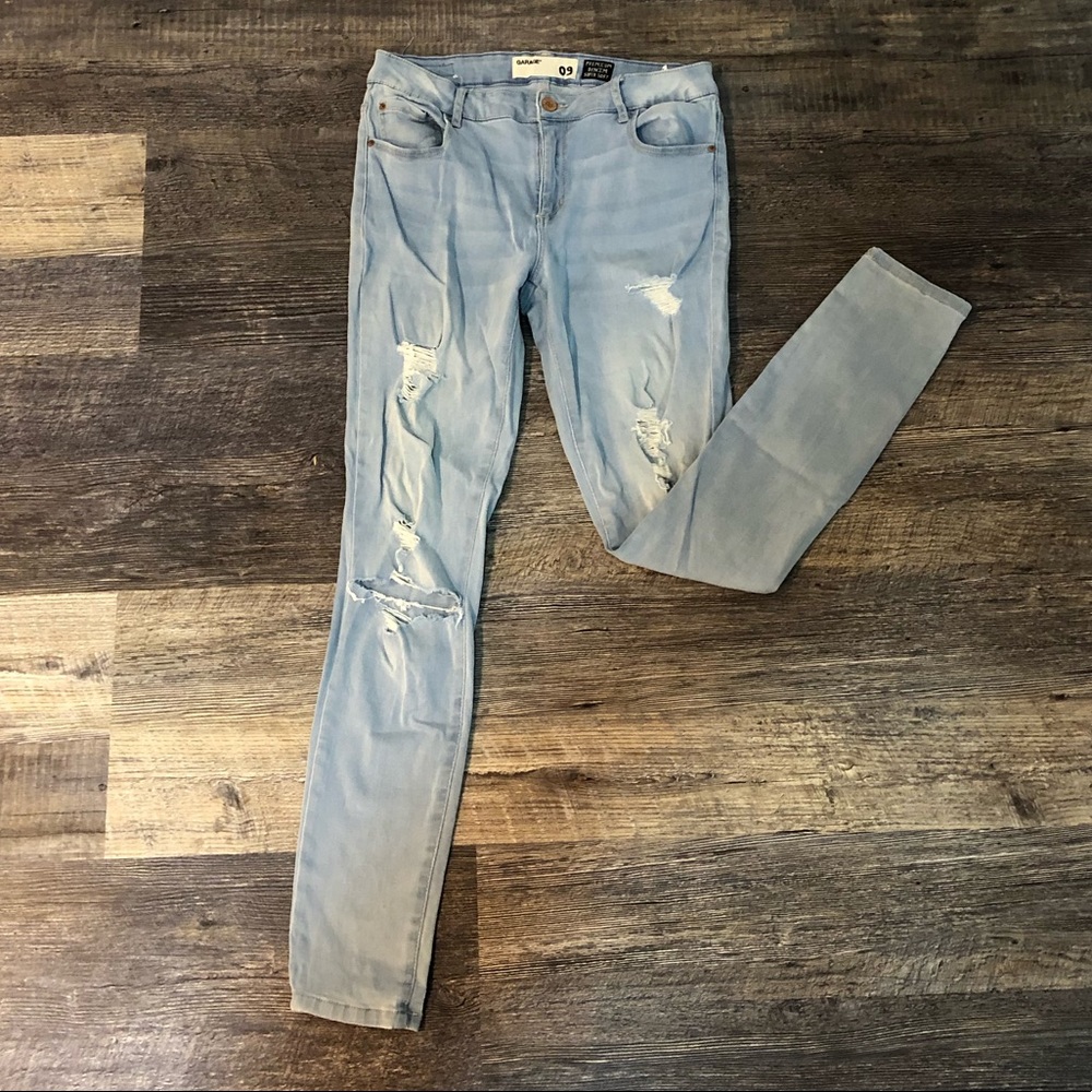 GARAGE LIGHT WASH JEGGINGS